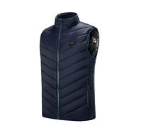 ZZSEAI 2024 Gilet Chauffant Homme Femme,Batterie Externe Veste Chauffante Hiver Chasse Doudoune Capuche Besoin De Sorties USB Veste Chauffant Doudoune+Chauffante (Batterie Non Incluse)