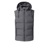 ZZSEAI Batterie Gilet Chauffant,Veste Chauffante Manteau Hiver Chasse Doudoune Capuche Besoin De Sorties USB Veste+Chauffante Doudoune Chauffante Vetement Chauffant Homme