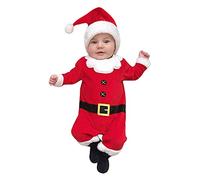 ZZSEAI Costume Noel Bebe Garcon,Combinaison Enfant Garcon Manteau & Pantalon & Bonnet Et Chaussette Costume Enfant Noel BéBé GarçOns PèRe NoëL Ensembles Bebe Noel Garcon Tenue Pere Noel Enfant