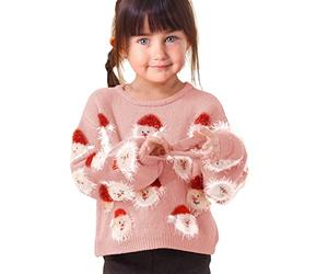 ZZSEAI Pull-Over de Noël Garçon Fille,Noël Nouveauté Pull Impression Arbre de Noël Sweat-Shirt Pull Enfant De Noel Pull Horrible Noel Manteau Outwear 12-18 Mois Pulls Sweat Hauts