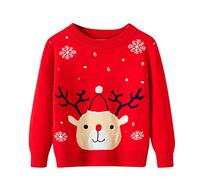 ZZSEAI Pulls de Noël pour Bébés Garçons,Noël Nouveauté Pull 2-14 Enfant Hiver Sweat-Shirt Pull NoëL Garcon Pull Ridicule Noel Tenues pour Tout-Petits Enfants Filles Pulls Sweat Hauts