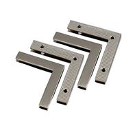 ZZSRJ 4 pièces Coin Sac Boucles Bordure métal Boutons Bagages Sac à Main Cuir Artisanat matériel Accessoires (Color : 4pcs Silver, Size : One Size)