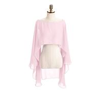 ZZSRJ Veste de Mariage du Cape de Mariage Doux de Femme (Color : Pink, Taille : One Size)