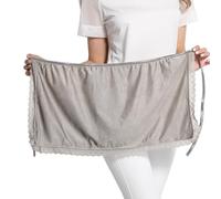 ZZTWER Double-Layer Anti-Radiation Maternity Belly Band, EMF Protection Apron Dress for Pregnant Women & Baby Armor Safety(Silver)