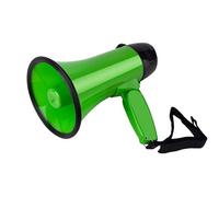 ZZTWER Mégaphone Portable 25 W avec sirène et Enregistrement for visites et Guides en extérieur Haut-Parleur Portable