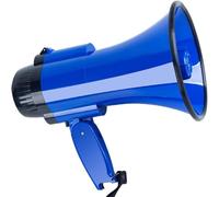 ZZTWER Mégaphone Portable 30 W avec Alarme, contrôle du Volume et Sangle for Les Pom-Pom Girls et Les répétitions Haut-Parleur Portable