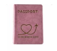 ZZTWER Protège-passeports Étui for Passeport en Cuir synthétique, étui de Voyage, Billet, Protection, Porte-Cartes d'identité, Accessoires(I)