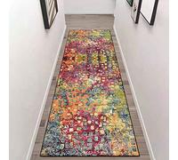 ZZUU Tapis Cuisine Antidérapant Lavable en Machine，Doux Polyester Tapis D'EntréE Interieur Absorbant，Tapis de Passage,Facile à Nettoyer Nombreuses Tailles et Couleurs Tapis de Passage,Cuisine,Hall