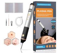 ZZwansuGE Kit D'éLimination des Acrochordons Et des Grains De Beauté, Stylo Plasma, 15 Niveaux RéGlables, éLimination Indolore des Grains De Beauté, Verrues, Taches De Rousseur, Taches Brunes