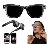 ZZwansuGE Lunettes IA, Reconnaissance Photo IA, VidéO, Appels Bluetooth, Musique, Questions-RéPonses IA, Enregistrement, Lunettes Unisexes, Synchronisation avec L'Application Mobile, avec CaméRa HD,A