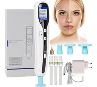 ZZwansuGE Stylo Plasma 2 en 1 (Ozone + Taches De Rousseur), Stylo Anti-Acrochordons, 8 Niveaux D'Intensité | éCran LCD, Soin De La Peau/éLimination Indolore des Grains De Beauté, Taches De Rousseur
