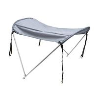 ZZX Étanche Couverture de Bateau Bimini Top, Tente de Toit de Soleil Canopée pour Bateaux gonflables 2-5 Personnes + Bras de Support, 160 * 120 * 110CM