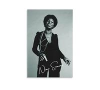 ZZXCHG Impression Sur Toile 30x50cm Nina Simone Poster Soggiorno Camera da letto Pittura Opera d'arte Senza Cornice