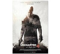 ZZXCHG Impression sur toile Affiche 60x90cm Uncharted 4 A Thiefs End Game Art FilmPictures Poster Modern Family camera da letto Decor Senza Cornice