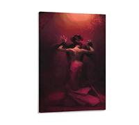 ZZXCHG Peinture d'art de mur de toile 60x80 Dancing Tango pittura Poster su tela Stampe arte murale Immagine Senza Cornice