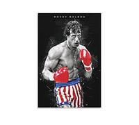 ZZXCHG Peinture d'art de mur de toile 60x90cm Rocky Balboa stile Stampa dipinti per soggiorno Camera da letto decorazione Senza Cornice