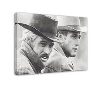 ZZXCHG Peinture Impression sur Toile 40x60cm Film Butch Cassidy e il Sundance Kid 1969h Tela Wall Art Soggiorno Poster Camera da letto Decorazione Pittura Senza Cornice
