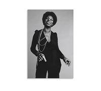 ZZXCHG Peintures Sur Toile 50x70cm Nina Simone Tela Wall Art Soggiorno Poster Camera da letto Decor Pittura Senza Cornice