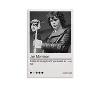 ZZXCHG Toile Tableau 40x60cm Jim Morrison Poster Canvas Wall Art Pictures for Bedroom Wall Art Gifts Decor Senza Cornice