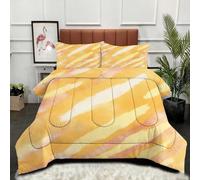 ZZXHG Couette 3D Imprimé Grande Taille Confortable, Rayures Zébrées, Housse de Couette 220x240 cm avec 2 Taies d'oreiller 65x65 cm, Literie Queen Size, pour Chambre Parentale et Suite Hôtelière_8555a