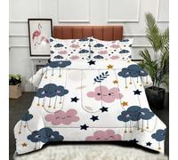 ZZXHG Couette Alternative Duvet Grande et Chaud, Imprimé Nuage, Couette 240x260 cm avec 2 Taies d'oreiller, Literie Premium pour Nuit Hivernale Chaleureuse, Idéal pour Maison et Appartement_7092a