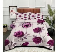 ZZXHG Couette Imprimée 3D | Impression Moderne, Douceur & Respirabilité, Lavable en Machine | Idéale pour Lit Simple, Décoration Moderne, 140x200 cm avec 2 Taies_5129a