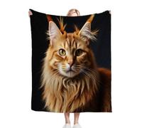 ZZXHG Couverture Plaid Polaire 150x200 Enfant Chat Animal en 3D, Moelleuse Flanelle Couverture Lit 2 Personnes en Microfibre, Douce Chaude Plaid Jeté de Canapé Chambre Literie Polaire_A9459