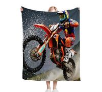 ZZXHG Couverture Plaid Polaire 150x200 Enfant Moto 3D Jeunesse, Moelleuse Flanelle Couverture Lit 2 Personnes en Microfibre, Douce Chaude Plaid Jeté de Canapé Chambre Literie Polaire_A7551