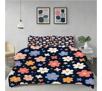 ZZXHG Housse de Couette 240 x 260 cm Impression Moderne, Parure de lit 2 Personnes en Microfibre, Confortable Ensemble de Literie avec 1 Parure de Couette et 2 taie d'oreiller 65 x65 cm_3973a