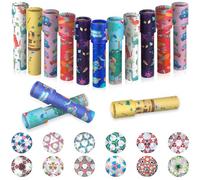 ZZXLOPEZ 14 Pièces Kaléidoscope Classiques, Rotating Kaléidoscope Jouet Educatif, Cadeaux de Fête d'anniversaire pour Enfants, Cadeau de Kaléidoscopes Classique pour Noël, Prix d'école et de Classe