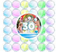 ZZXLOPEZ 30pcs Ensemble Combo Bombe à Eau, Bombe a eau Réutilisable, Bombe a Eau Ballon, Balles d'eau en Silicone, Bombe à Eau Remplissage Rapide pour Famille, Jardin, Plage, Jouets Fête de La D'été