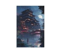 ZZXZHTHB Poster d'anime Spirited Away avec Chihiro et sans visage Décoration murale moderne à suspendre 20 x 30 cm