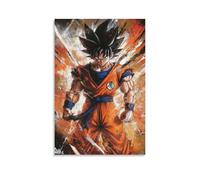 ZZXZHTHB Poster de sport Dragon Ball Z Goku Training - Art mural à suspendre - 50 x 75 cm