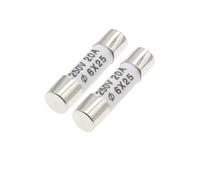 ZZYAO Fusibles RO55 BS1362 5 x 25 mm, 0, A, 1 A, 2 A, 3 A, A, 6 A, 8 A, 10 A, 15 A, 16 A, 20 A, A, 250 V, tube d'assurance en céramique,f12