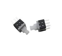 ZZYAO Lot de 10 interrupteurs à bouton-poussoir rectangulaire autobloquants 6 broches, 5,8 mm x