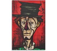 ZZYGGN GMGSW Affiche Bernard Buffet《Emile De Mon Circue》Art Mural Bernard Buffet Imprime Bernard Buffet Peinture Sur Toile Pour La Maison Décoration Murale Pictrue 50x70cmPas De Cadre