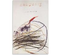 ZZYGGN GMGSW Analyse par Cy Twombly Affiche Cy, Twombly Art mural sur toile, estampes modernes, peinture abstraite pour la maison Décoration murale 40x55cmx1Sans cadre