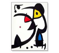 ZZYGGN GMGSW Célèbre Joan Miro Wall Art surréalisme Joan Miro Affiches et estampes Abstrait Joan Miro Peinture Toile pour la décoration d’intérieur Photo 40x60cmx1 sans Cadre