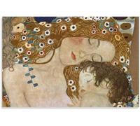 ZZYGGN GMGSW Gustav Klimt Poster《Les Trois Âges de la Femme 》Peinture Gustav Klimt Impressions sur Toile Art Mural Esthétique Pour La Maison Décoration Murale Photo 50x75cm Sans Cadre