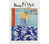 ZZYGGN GMGSW Henri Matisse Poster《Bleu Et Rose》Toile Art Mural Henri Matisse Imprime Henri Matisseg Peinture pour Décoration Intérieure Tableau 50x75cm Sans Cadre