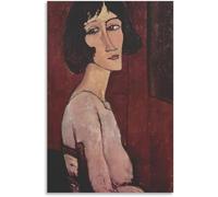 ZZYGGN GMGSW Portrait d’une femme par Amedeo Modigliani Toile Art mural Amedeo Modigliani Affiche et estampes Peinture abstraite pour la décoration murale de la maison 50x75cm sans cadre