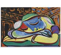 ZZYGGN GMGSW Sleeping Girl de Pablo Picasso Affiche et gravures Peinture abstraite sur toile Peinture murale de Pablo Picasso pour salon Décoration de tableau 40x55 cm Sans cadre