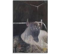 ZZYGGN GMGSW Tête I 1948 par Francis Bacon Affiche et estampes Esthétique Art mural Francis Bacon Peinture Toile pour la maison murale Photo Décor 50x75cm Sans cadre
