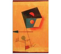ZZYGGN GMGSW Ville arabe par Paul Klee affiche abstrait Art mural Paul Klee impressions sur toile peinture esthétique pour salle de bain décoration murale image 50x75cm sans cadre