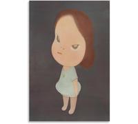 ZZYGGN GMGSW Yoshitomo Nara Poster《Poupée mignonne》Toile Art mural Yoshitomo Nara Impressions et peinture Image esthétique pour la décoration murale de la chambre 40x55cmx1 Non encadré