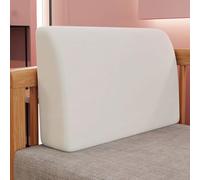 ZZYK Beige,80x45x15cm,Mattes De Canapé Pad en Mousse À Haute Densité Oreiller De Lecture De Coin De Amovible De Lits Remplissage Boîtier Adapté Aux Chaises Tabourets Canapés