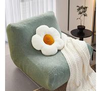 ZZYK Grand Couverture De Plancher sans Bras Couverture De Canapé,Jacquard Stretch Single Seat Bean Bag Covers Convient Au Salon,Aux Cafés Et Aux Clubs,Vert