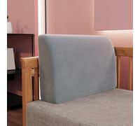 ZZYK Gris,50x48x20cm,Coussin De Canapé De Cale Oreiller De Lecture en Molle Tampons De Mousse À Haute Densité Amovibles Coussin De Adapté Aux Tabourets De Chaises