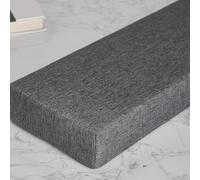 ZZYK Gris,50x50x18cm,Tapis De Tête De Lit De Coin Tapisseurs De Canapé Plate-Forme De Lecture Haute Densité De L'engagement Convient pour Les Chaises De La Baie Vitrée