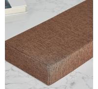 ZZYK Marron,45x45x20cm,Tapis De Tête De Lit De Coin Tapisseurs De Canapé Plate-Forme De Lecture Haute Densité De L'engagement Convient pour Les Chaises De La Baie Vitrée